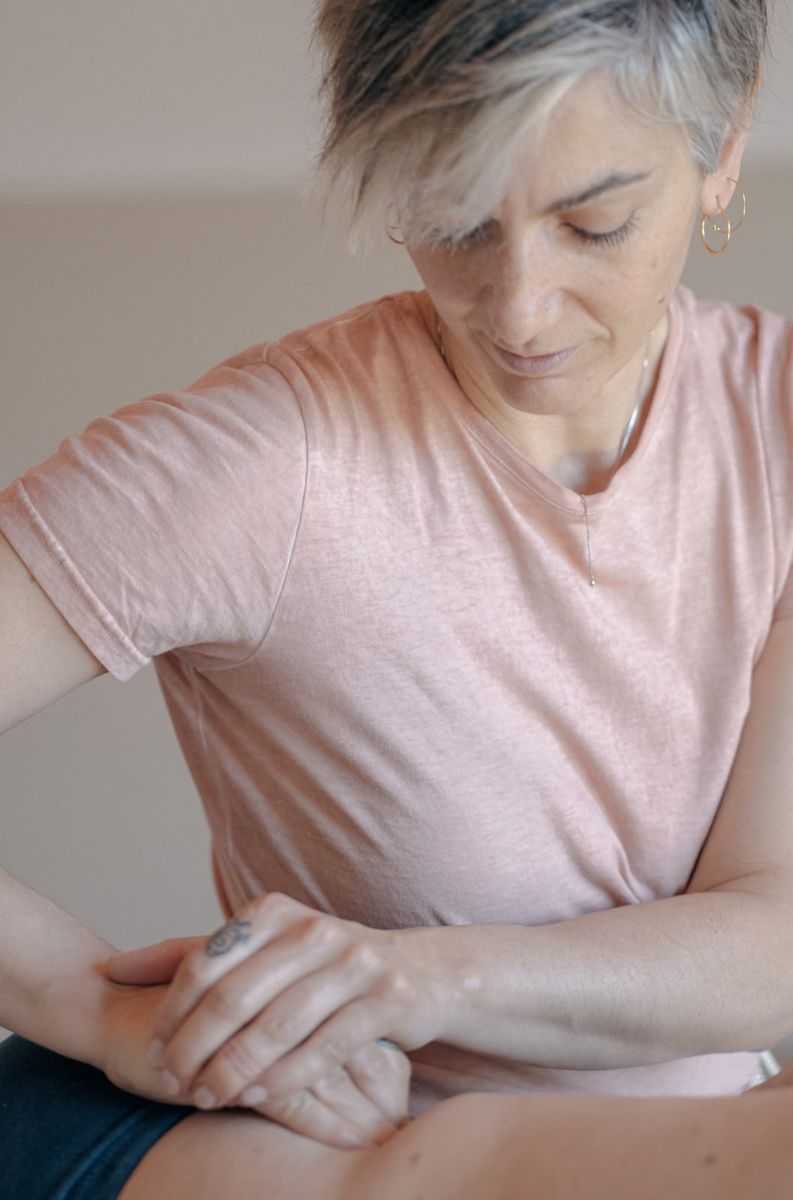 Lisa Matera durante un trattamento